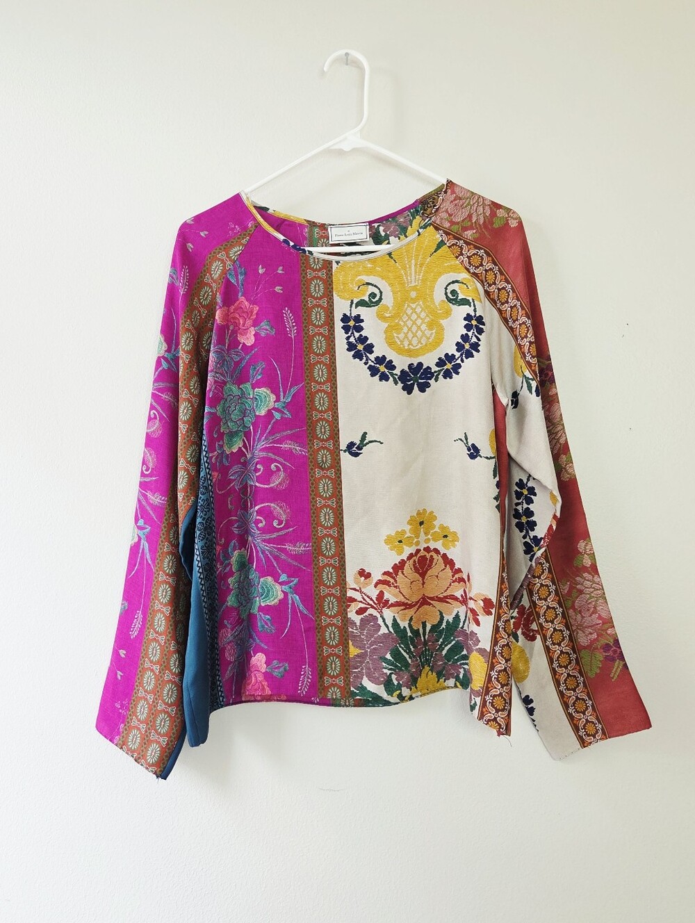 PIERRE-LOUIS MASCIA printed long sleeve shirt Blouse multicolour Large